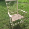 uncle fred armchair, spindle back, rustic ash chairs, green woodworking
