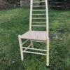 asymmetrical ladder back side chair made by rustic ash chairs