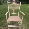 Rustic Ash Chairs' Award Winning hand-carved Skeleton Chair with skull and bones features